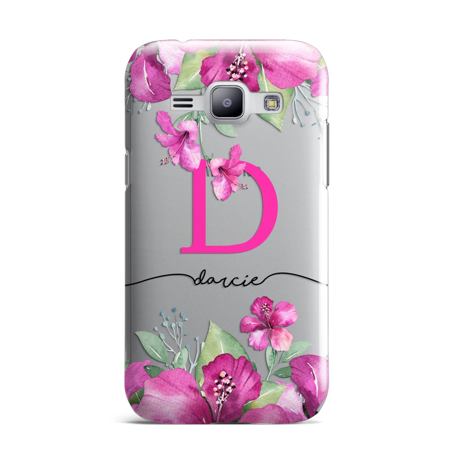 Personalised Pink Lilies Samsung Galaxy J1 2015 Case