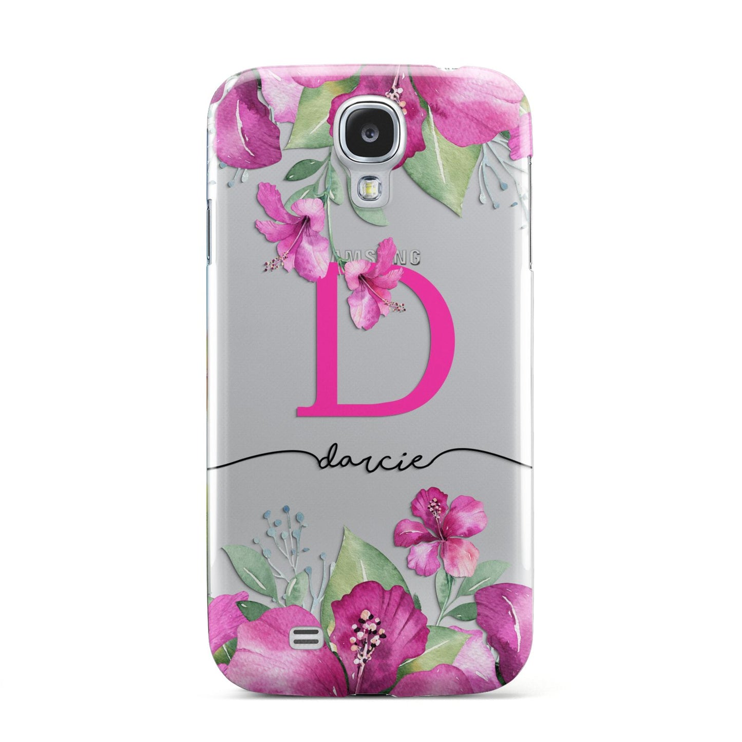 Personalised Pink Lilies Samsung Galaxy S4 Case