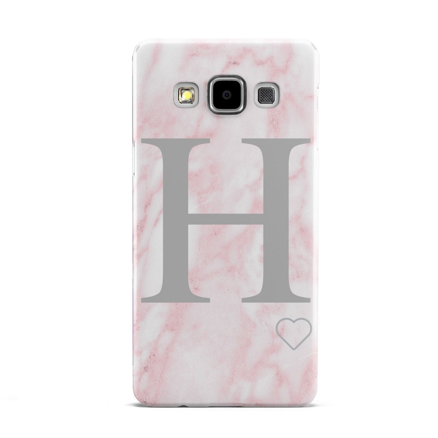 Personalised Pink Marble Initial 1 Custom Samsung Galaxy A5 Case