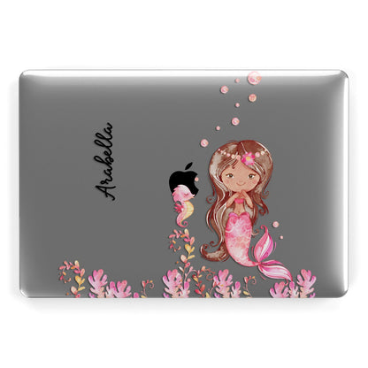 Personalised Pink Mermaid Apple MacBook Case