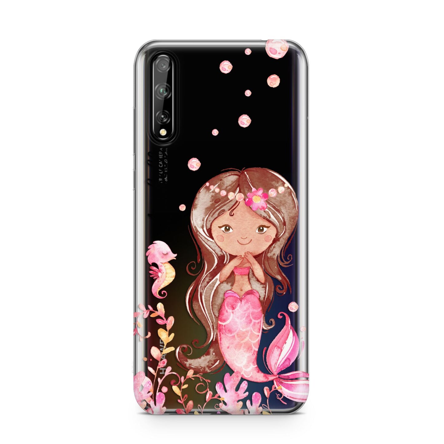 Personalised Pink Mermaid Huawei Enjoy 10s Phone Case