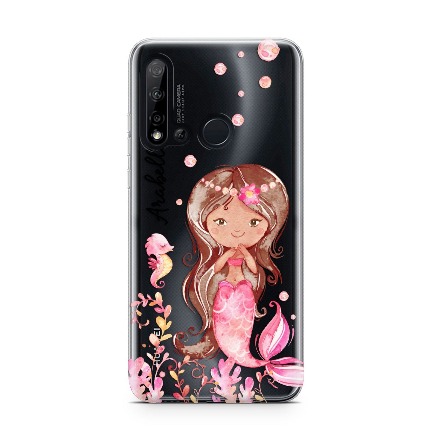 Personalised Pink Mermaid Huawei P20 Lite 5G Phone Case