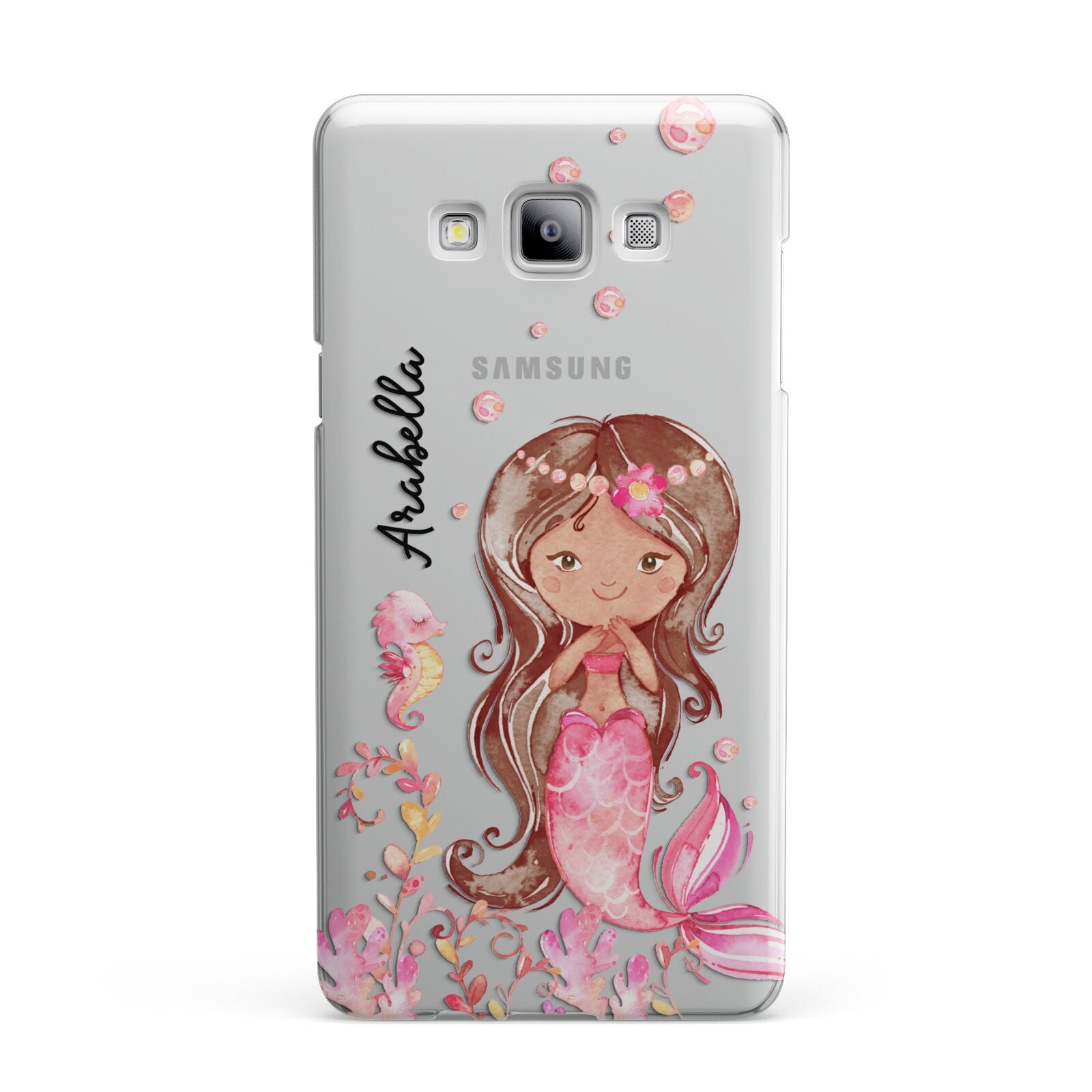 Personalised Pink Mermaid Samsung Galaxy A7 2015 Case