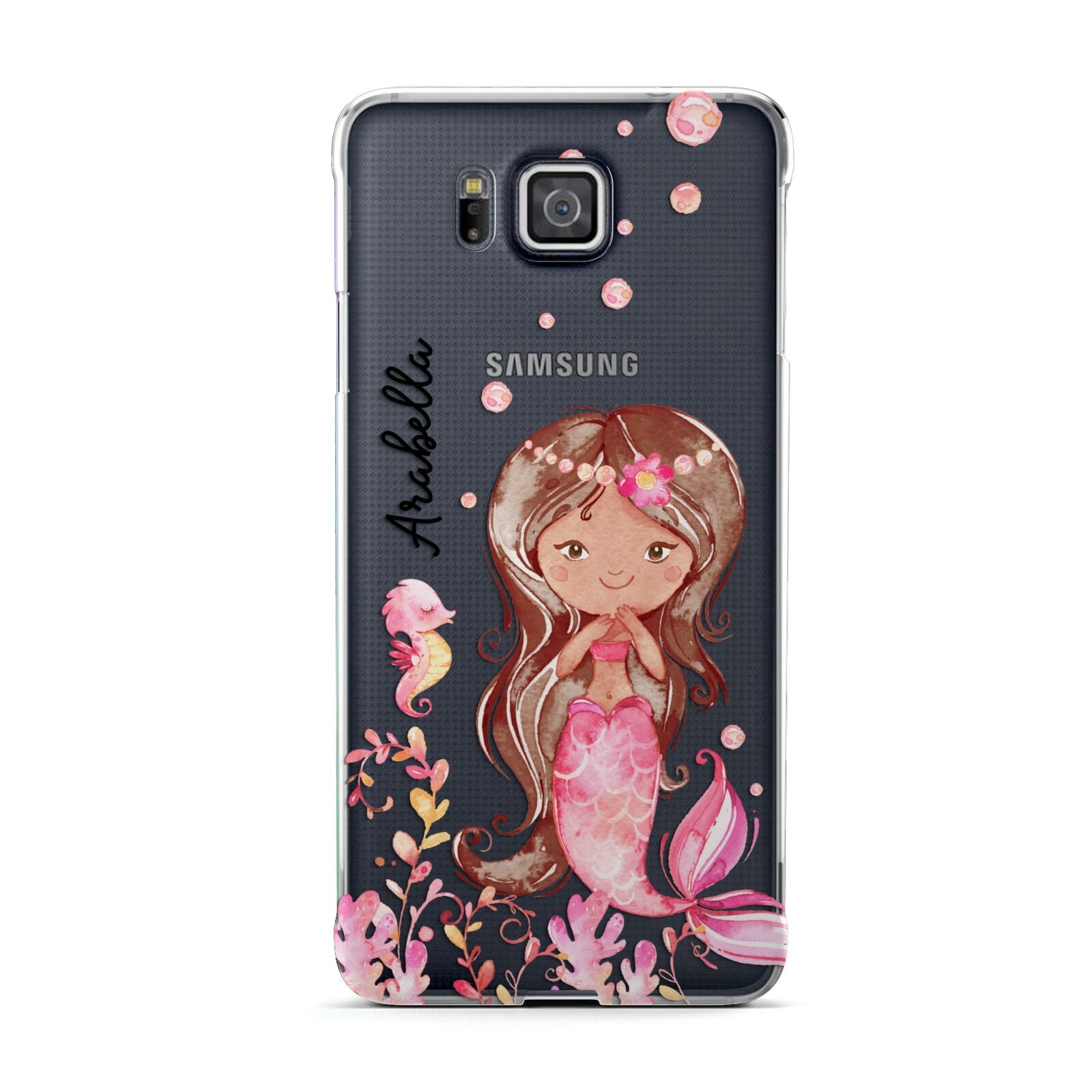 Personalised Pink Mermaid Samsung Galaxy Alpha Case