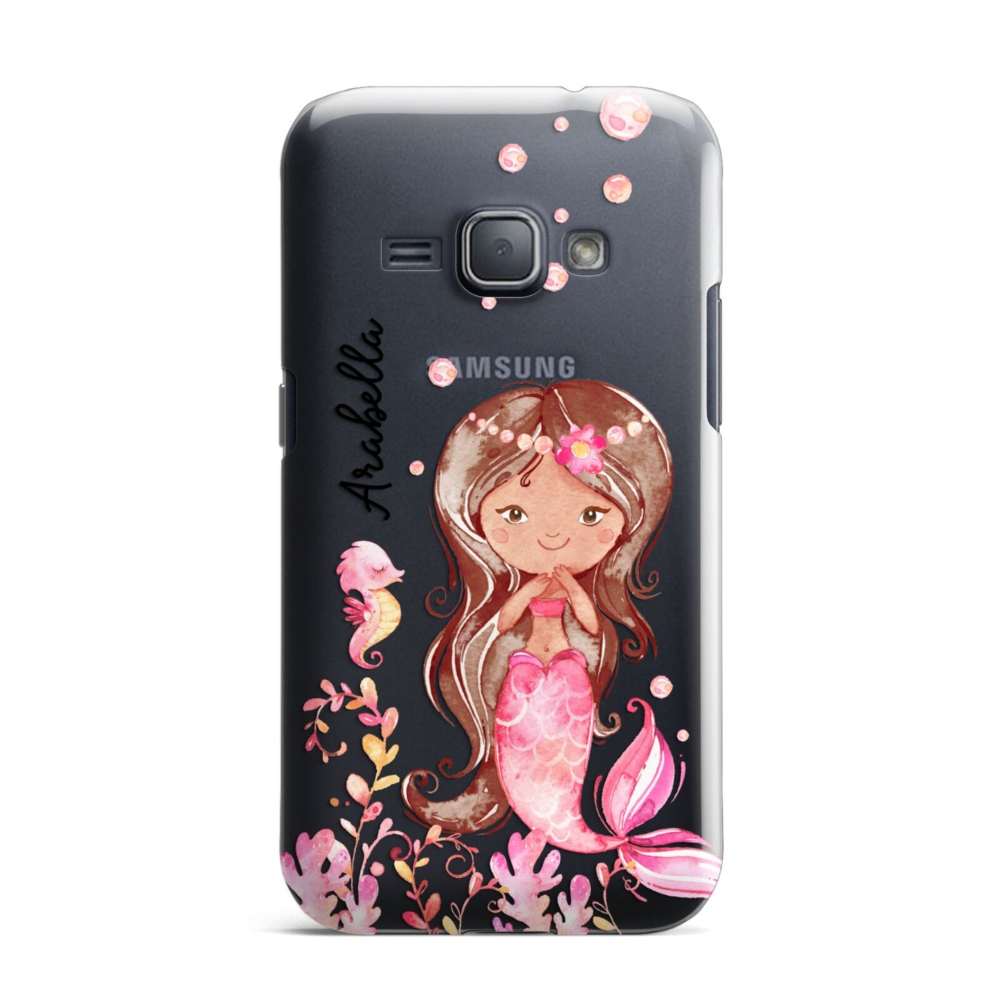 Personalised Pink Mermaid Samsung Galaxy J1 2016 Case