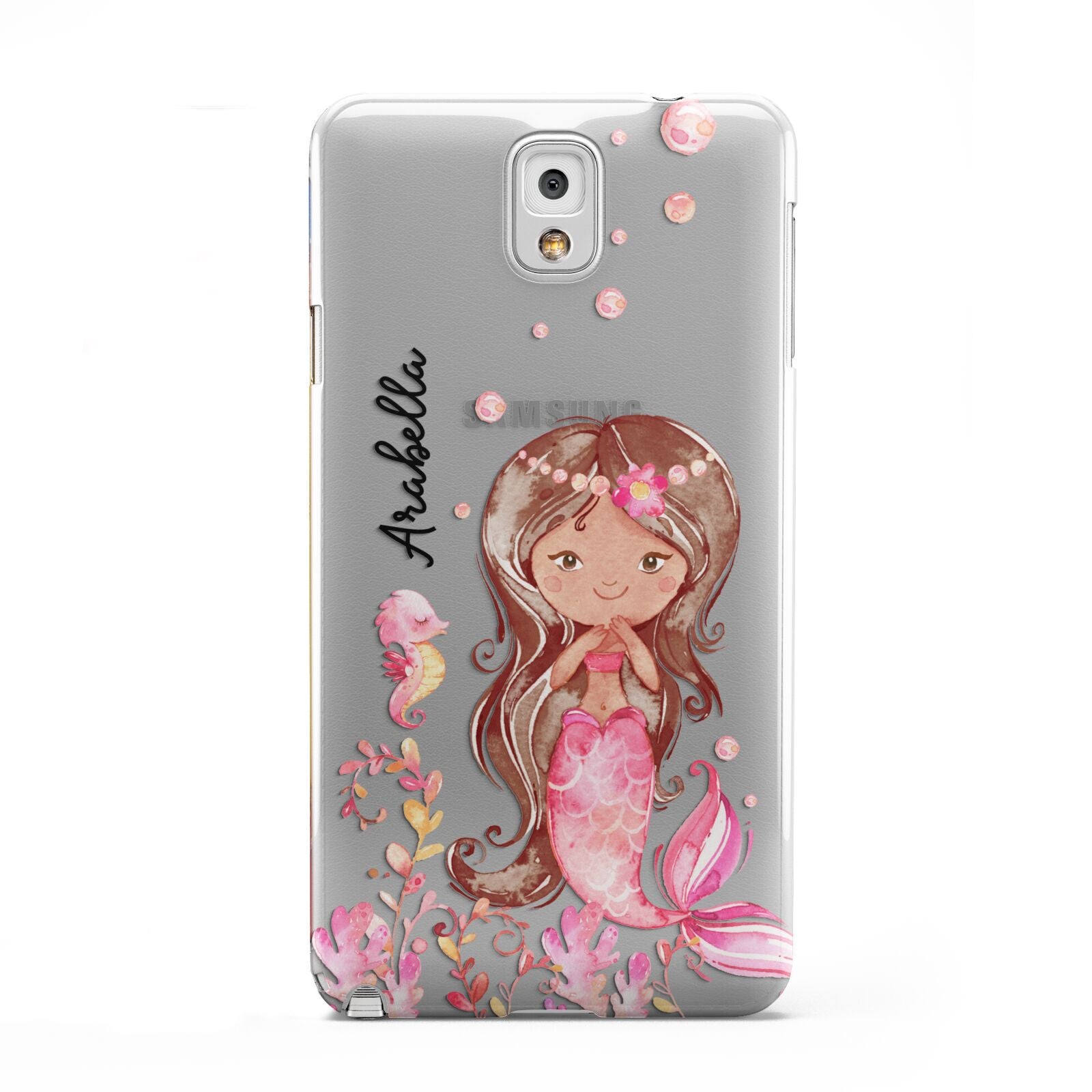 Personalised Pink Mermaid Samsung Galaxy Note 3 Case