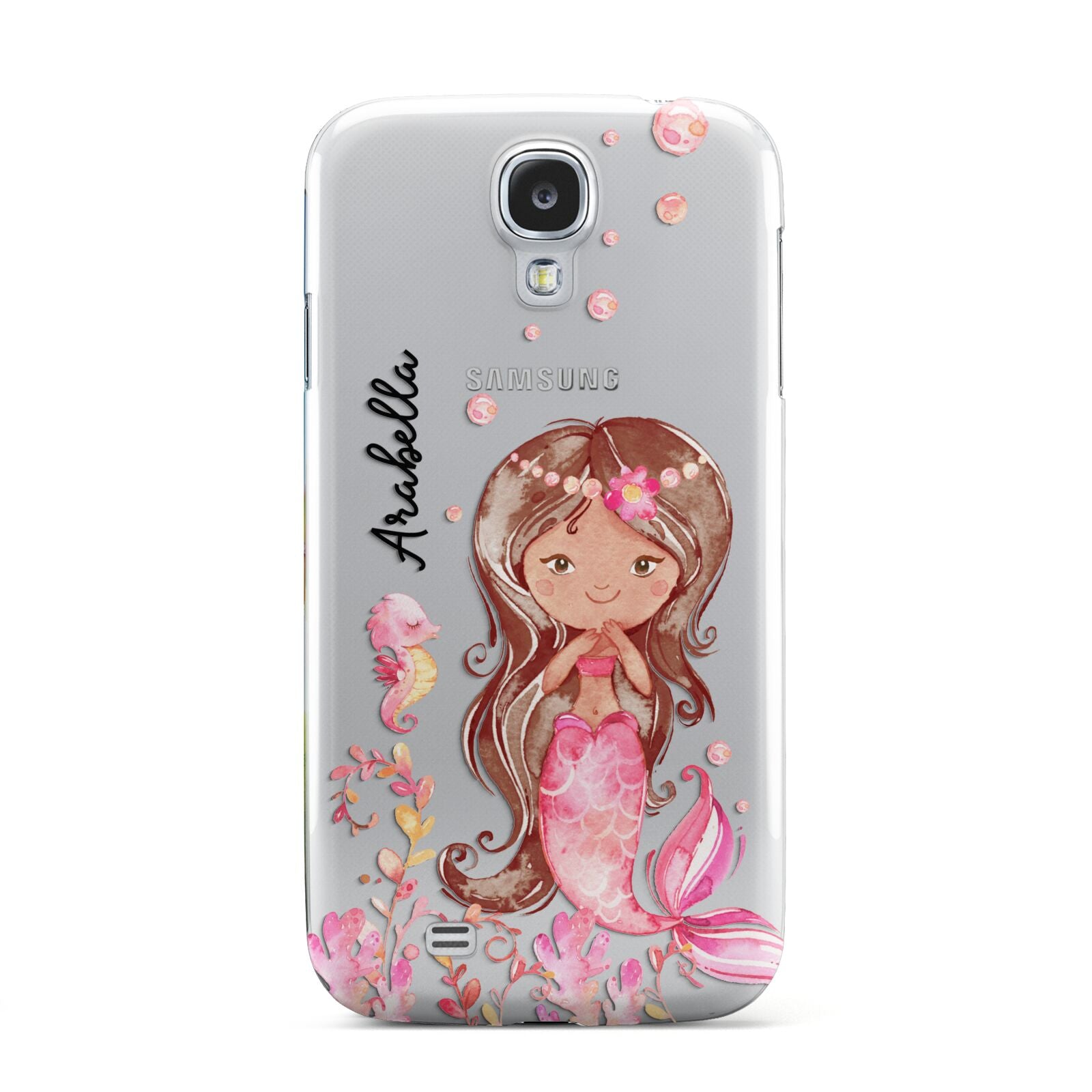 Personalised Pink Mermaid Samsung Galaxy S4 Case