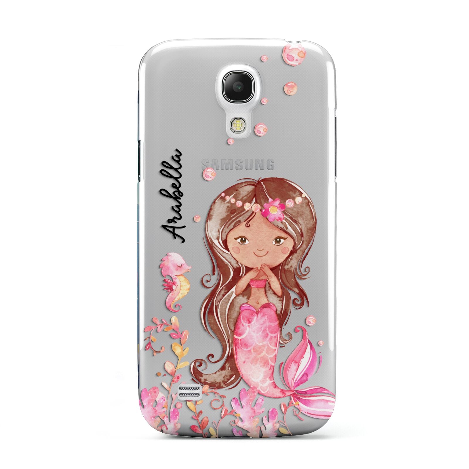 Personalised Pink Mermaid Samsung Galaxy S4 Mini Case