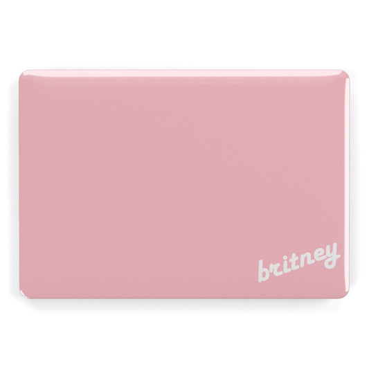 Personalised Pink Name Apple MacBook Case