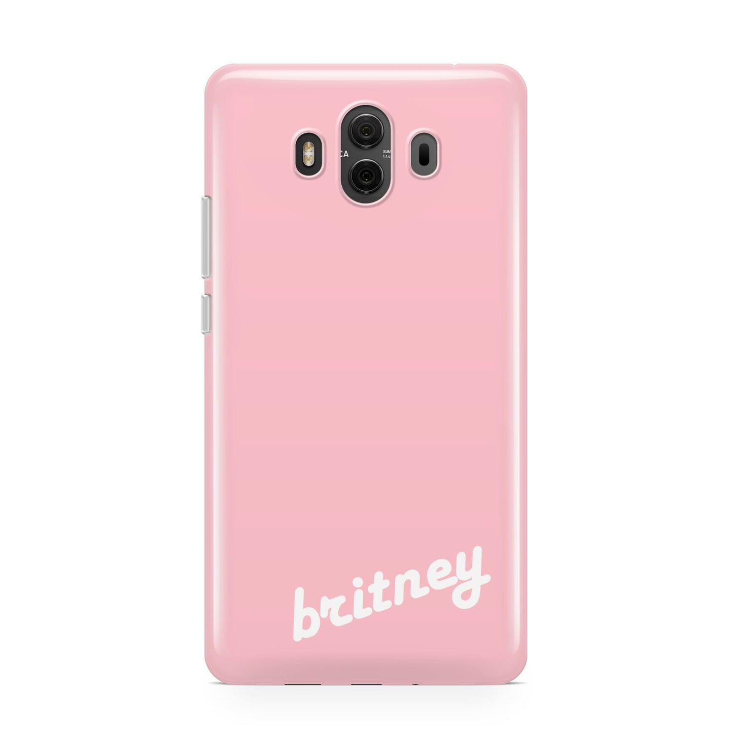 Personalised Pink Name Huawei Mate 10 Protective Phone Case