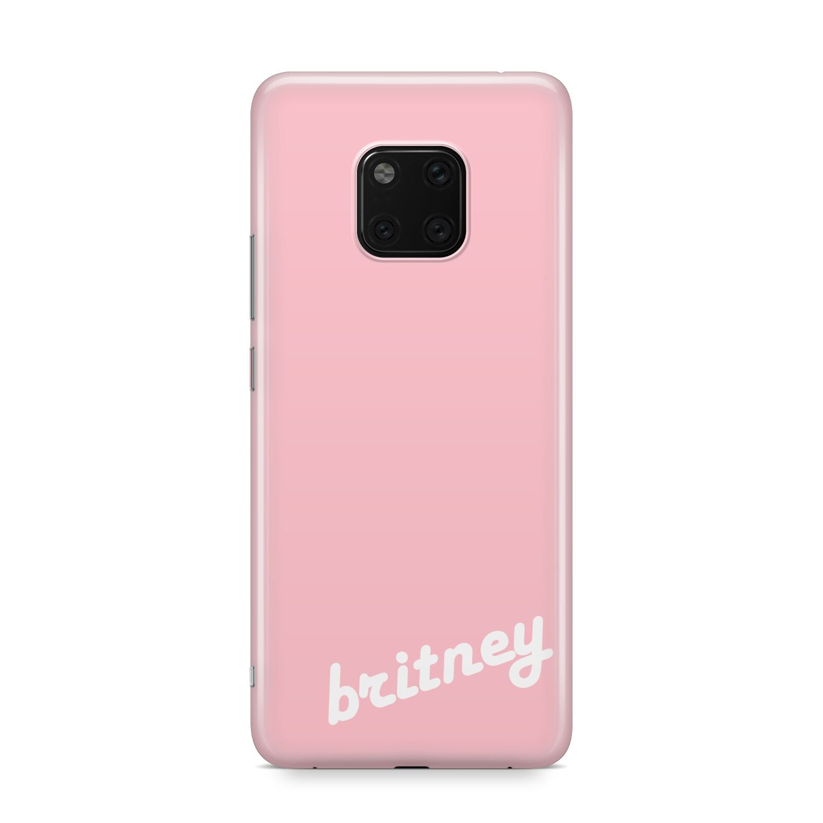 Personalised Pink Name Huawei Mate 20 Pro Phone Case