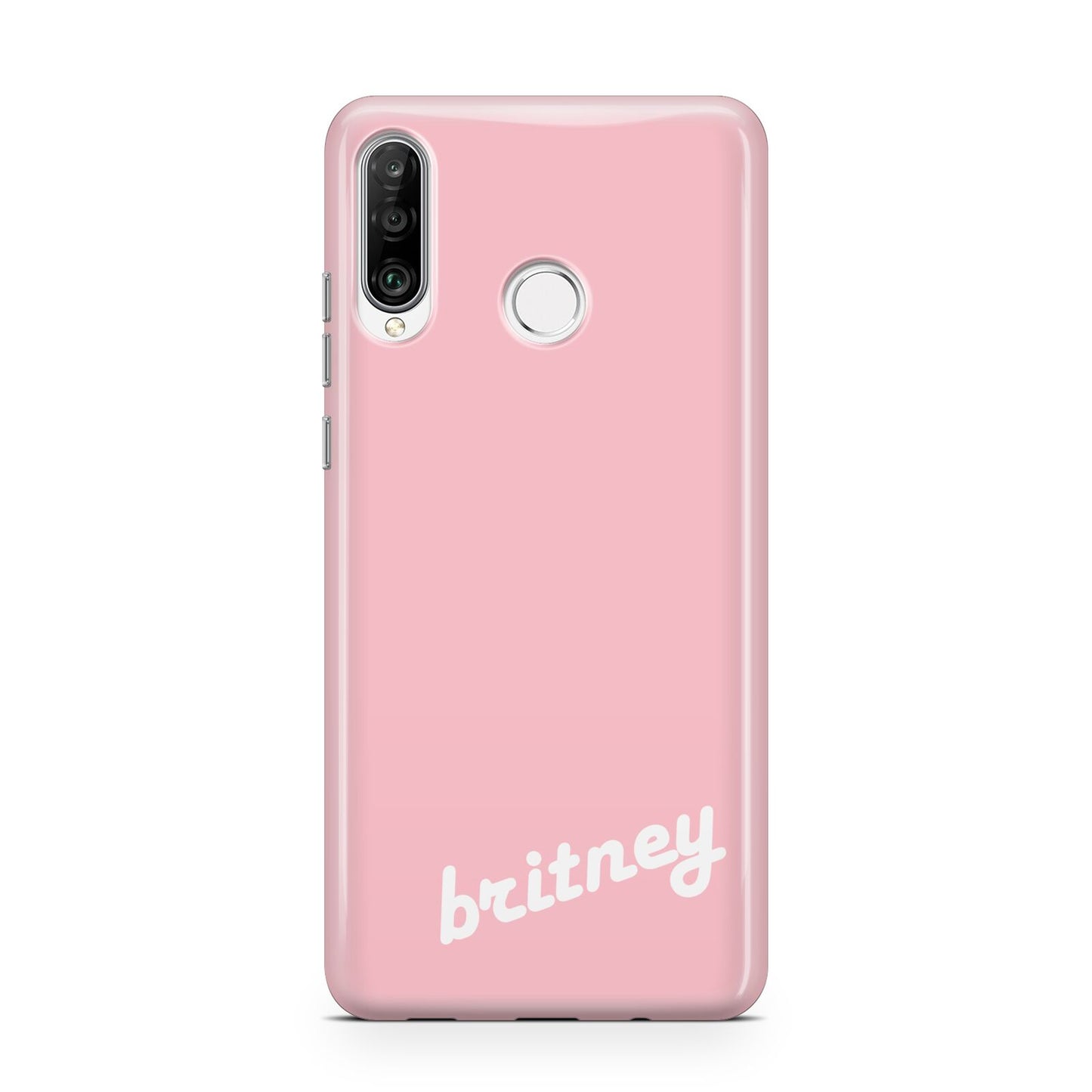 Personalised Pink Name Huawei P30 Lite Phone Case