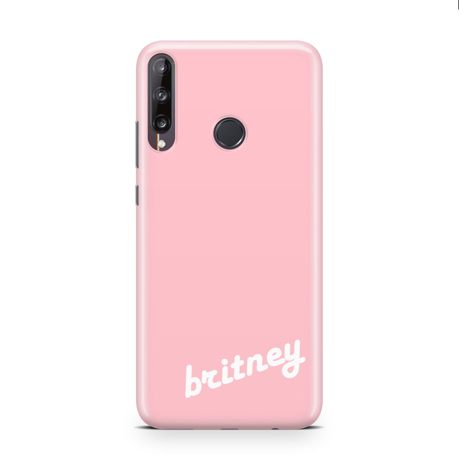 Personalised Pink Name Huawei P40 Lite E Phone Case