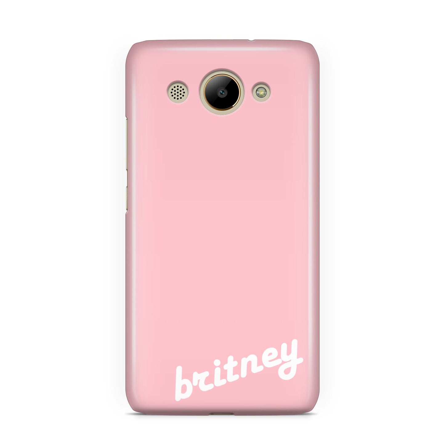 Personalised Pink Name Huawei Y3 2017