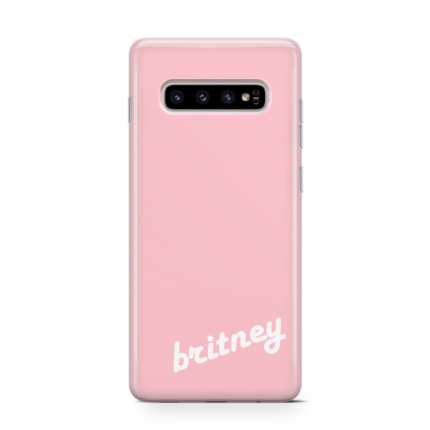 Personalised Pink Name Protective Samsung Galaxy Case