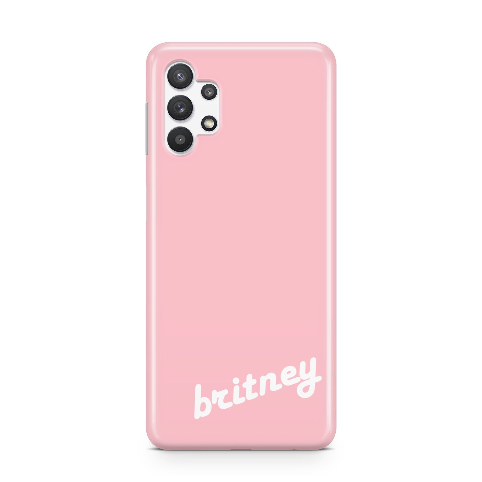 Personalised Pink Name Samsung A32 5G Case