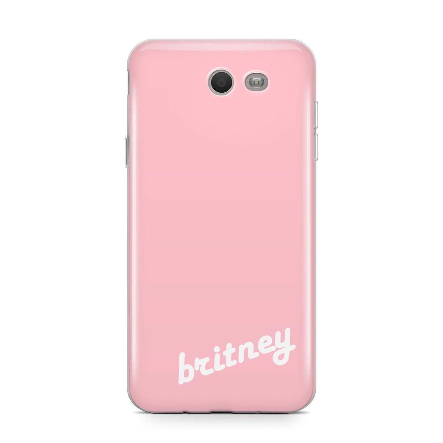 Personalised Pink Name Samsung Galaxy J7 2017 Case