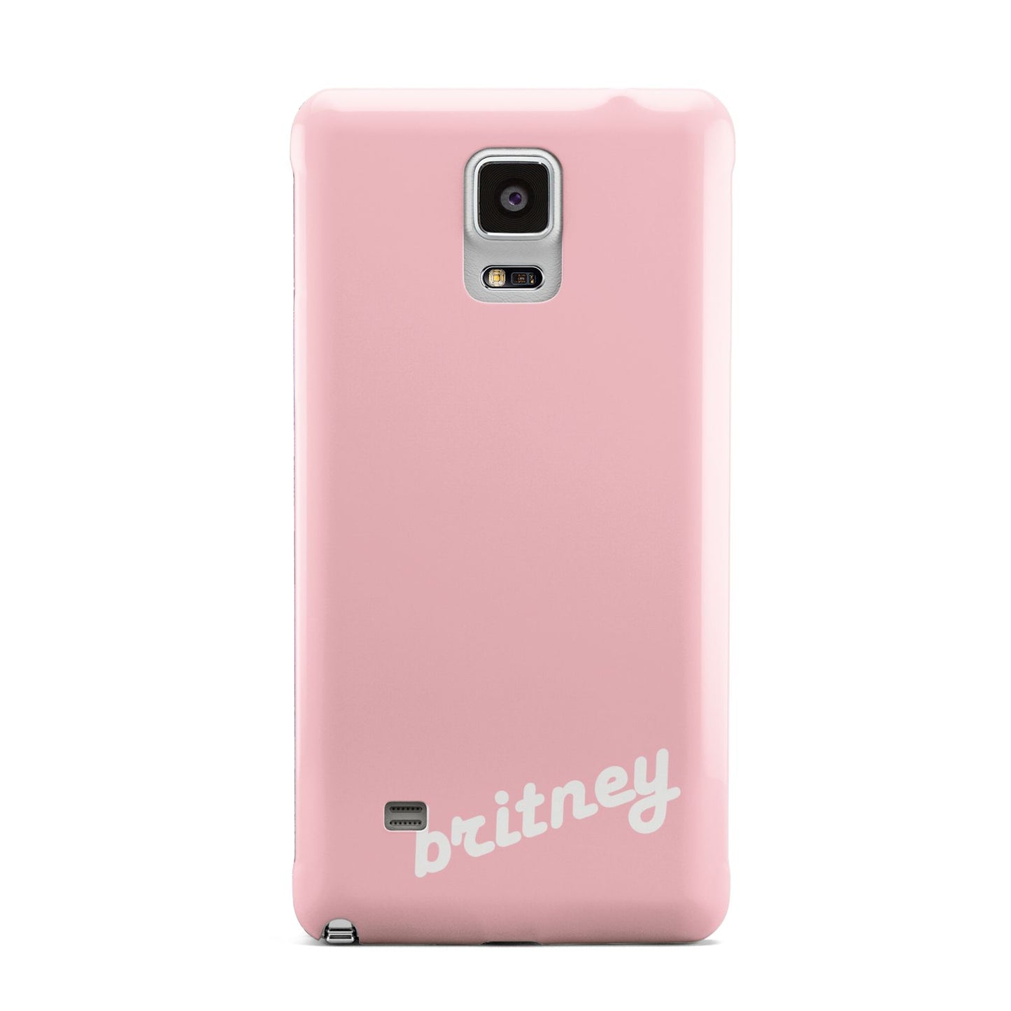 Personalised Pink Name Samsung Galaxy Note 4 Case