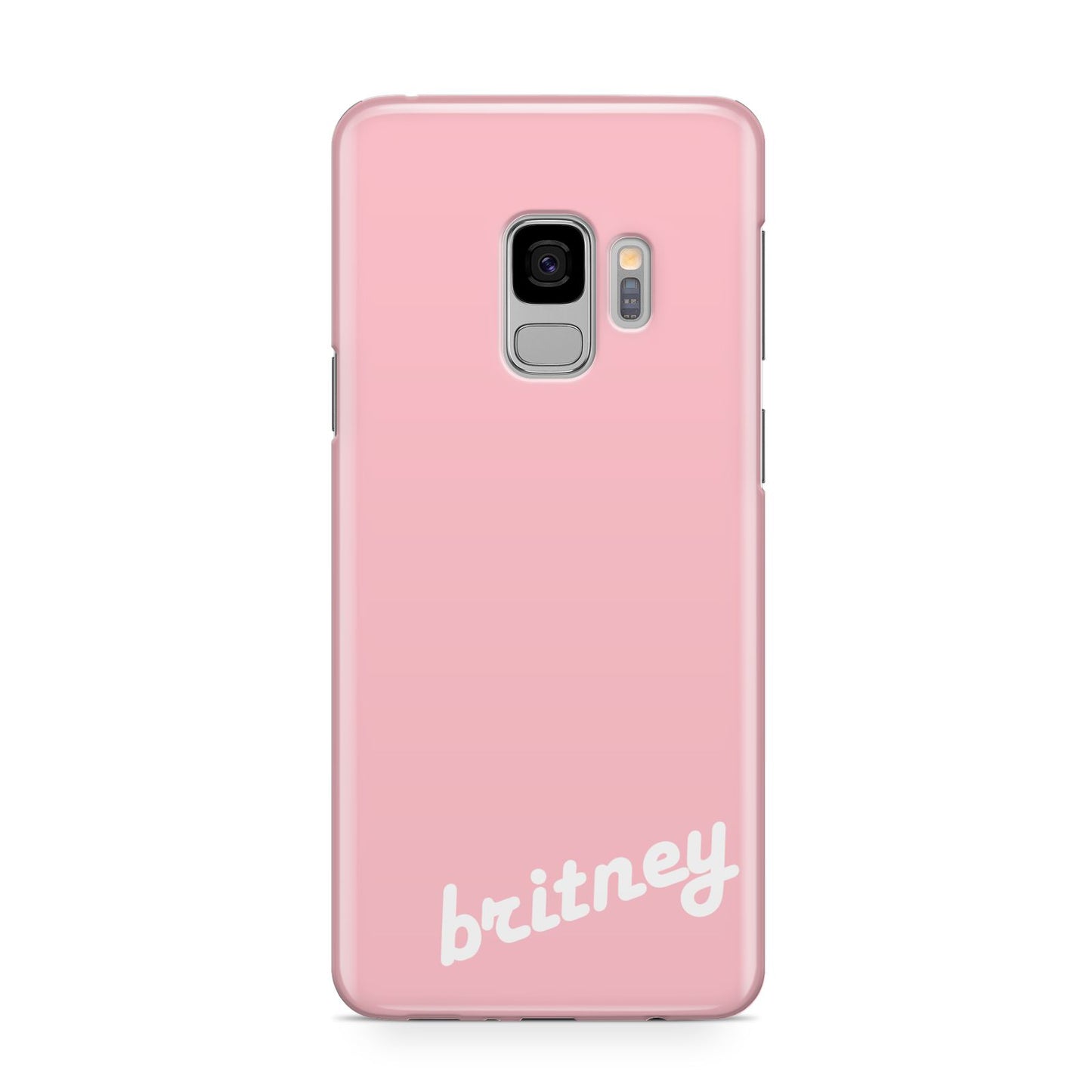 Personalised Pink Name Samsung Galaxy S9 Case