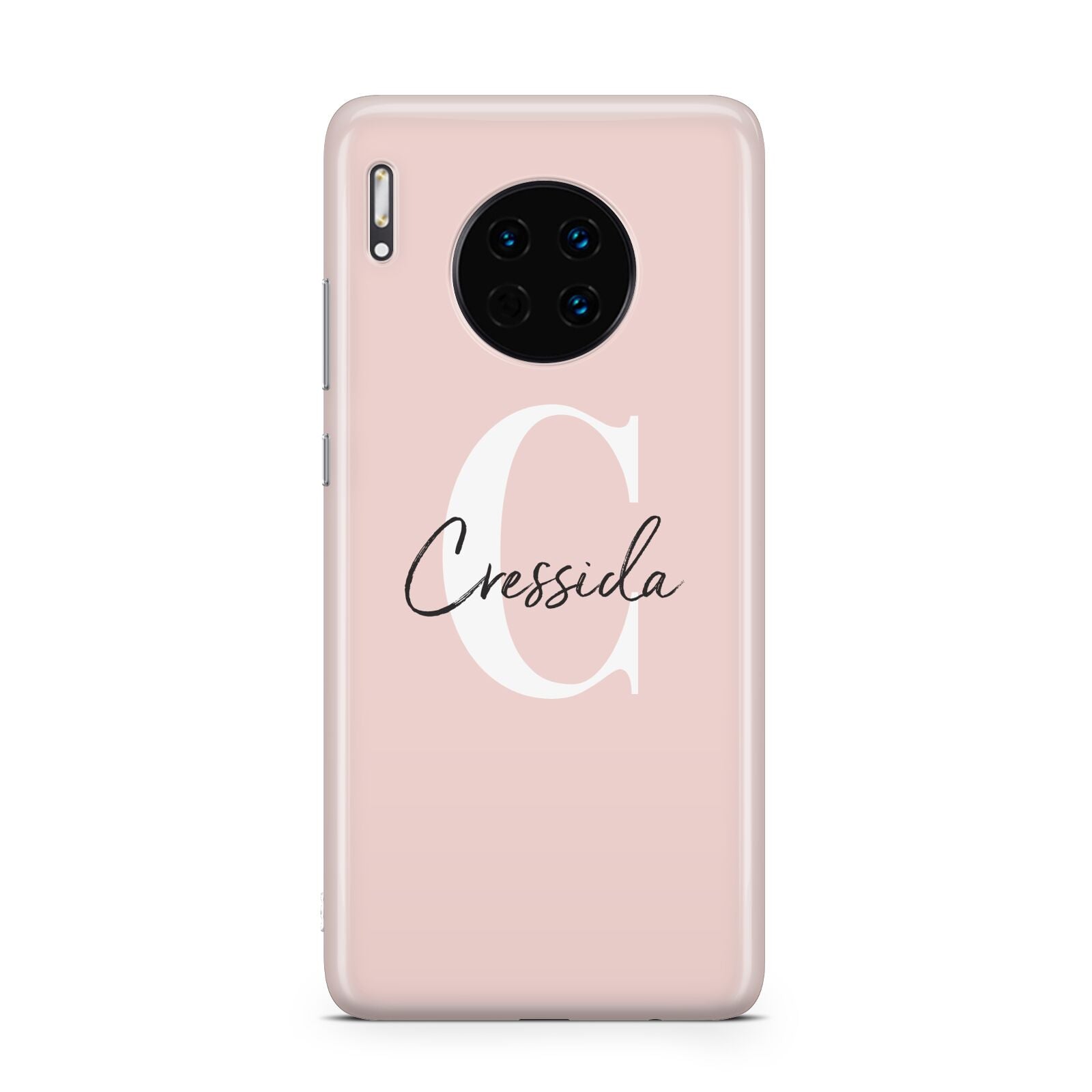 Personalised Pink Name and Initial Huawei Mate 30