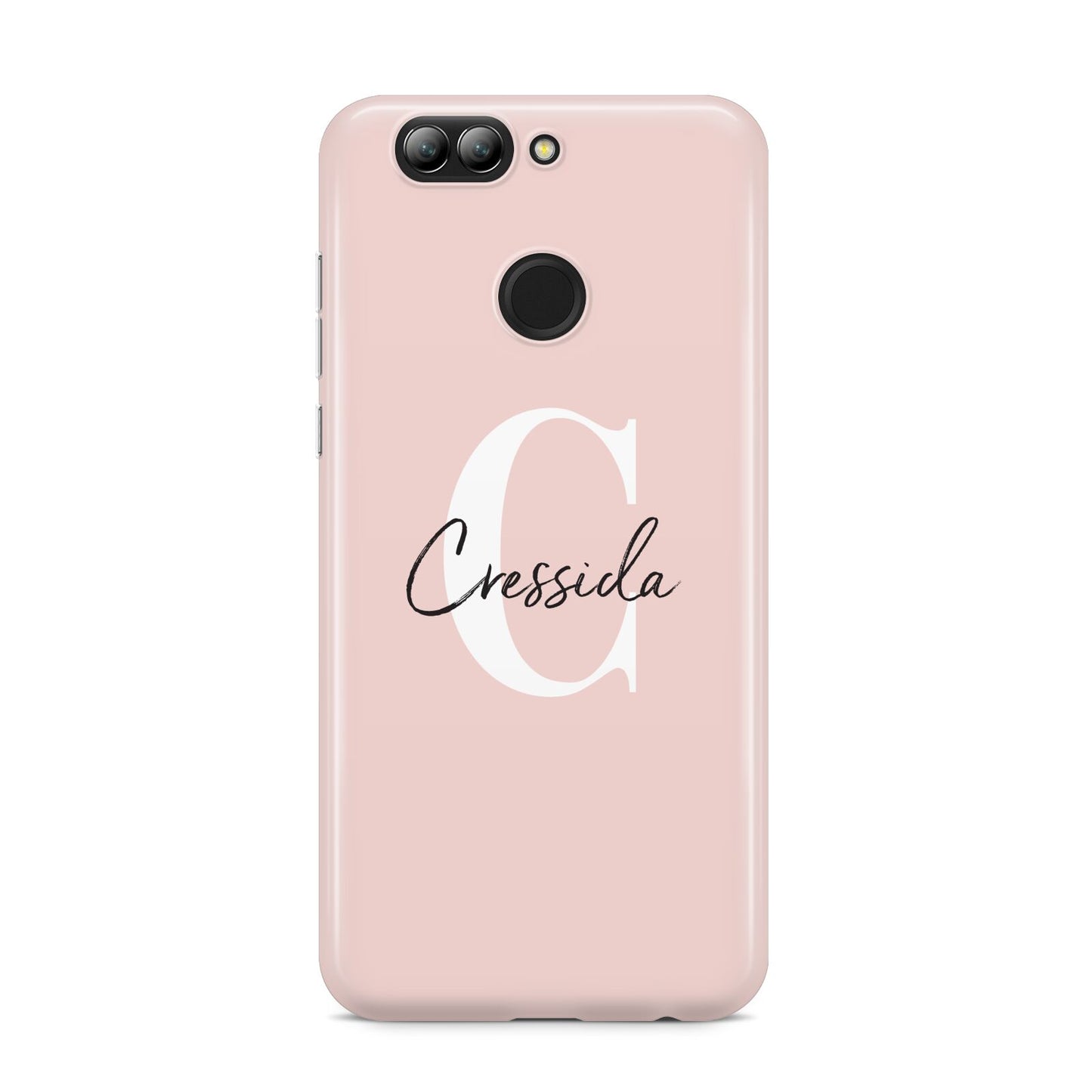 Personalised Pink Name and Initial Huawei Nova 2s Phone Case