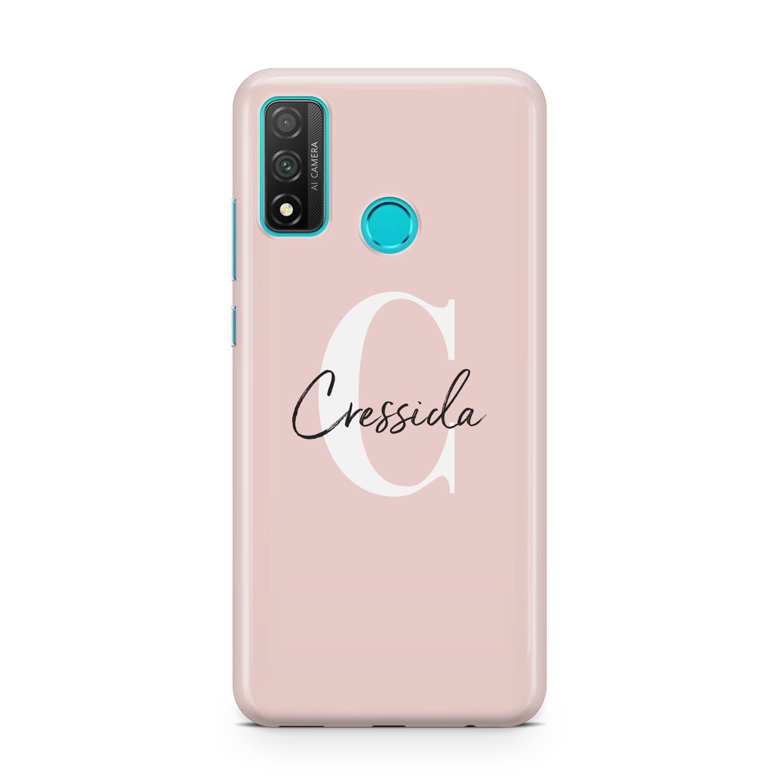 Personalised Pink Name and Initial Huawei P Smart 2020