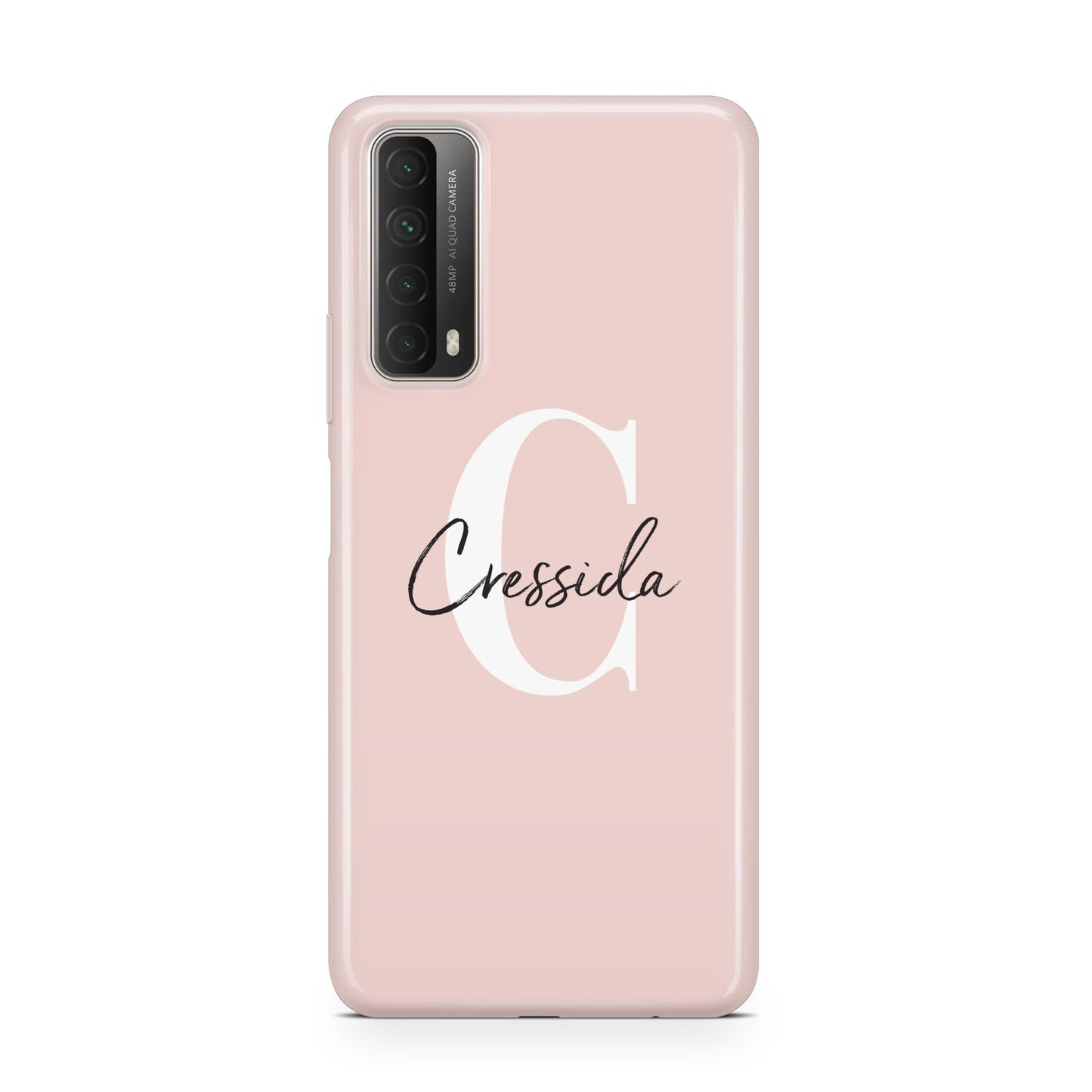 Personalised Pink Name and Initial Huawei P Smart 2021