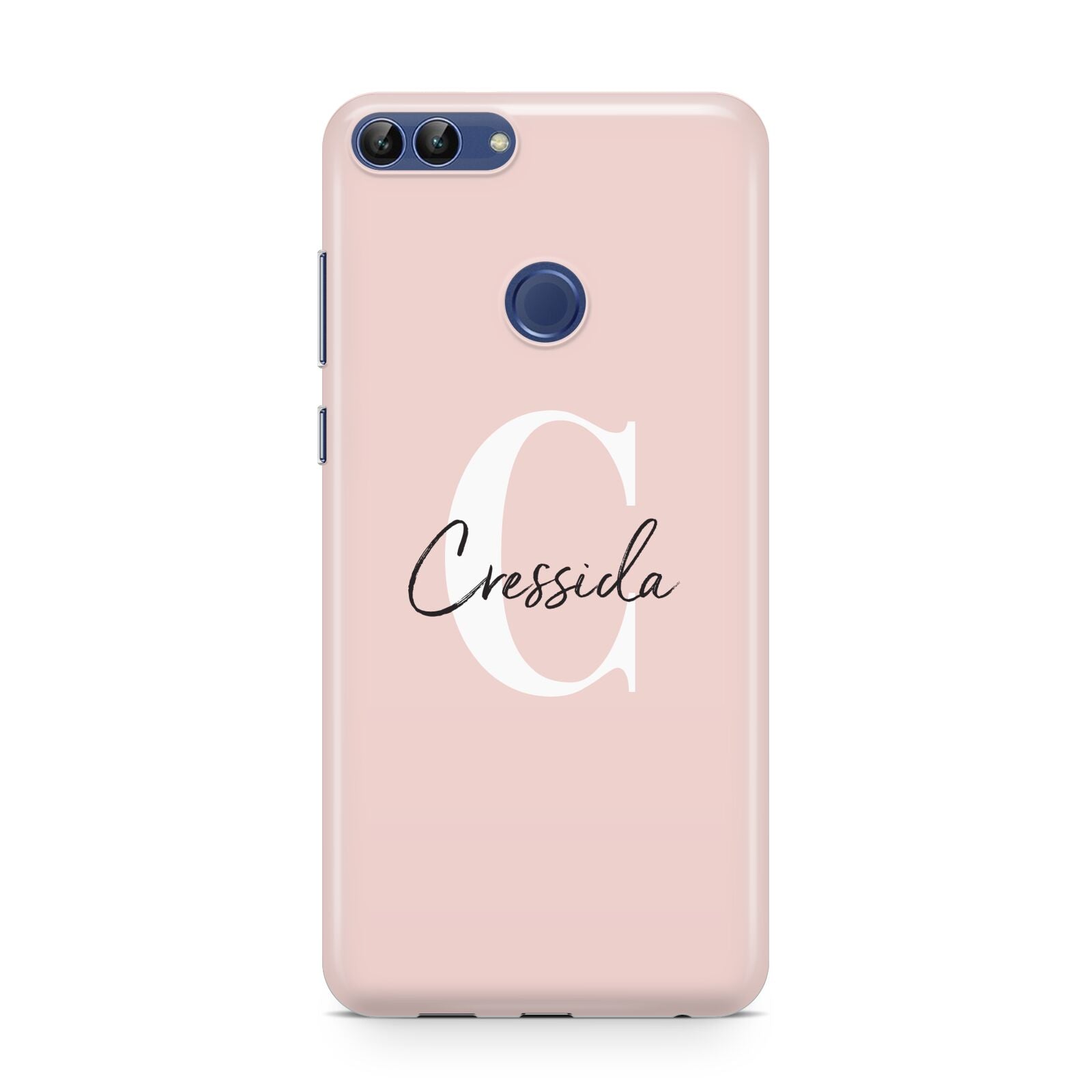 Personalised Pink Name and Initial Huawei P Smart Case