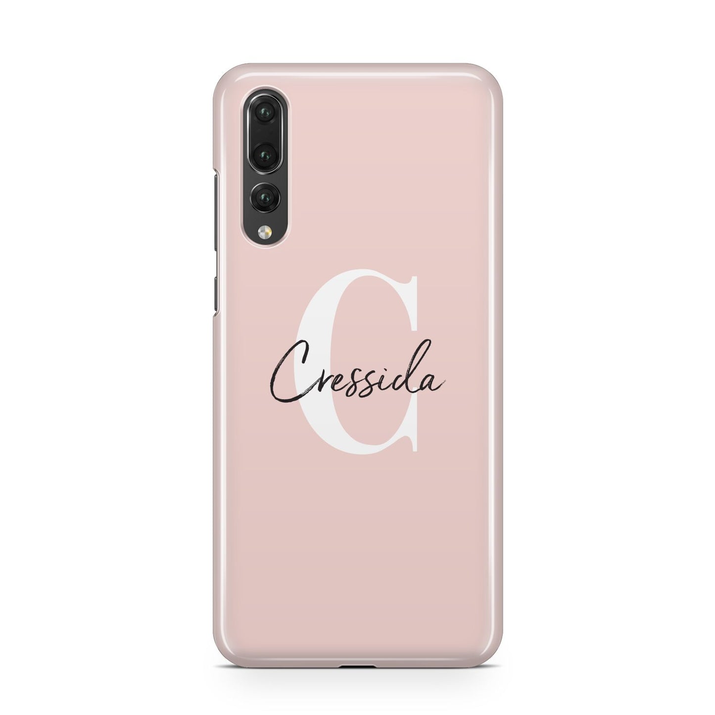 Personalised Pink Name and Initial Huawei P20 Pro Phone Case