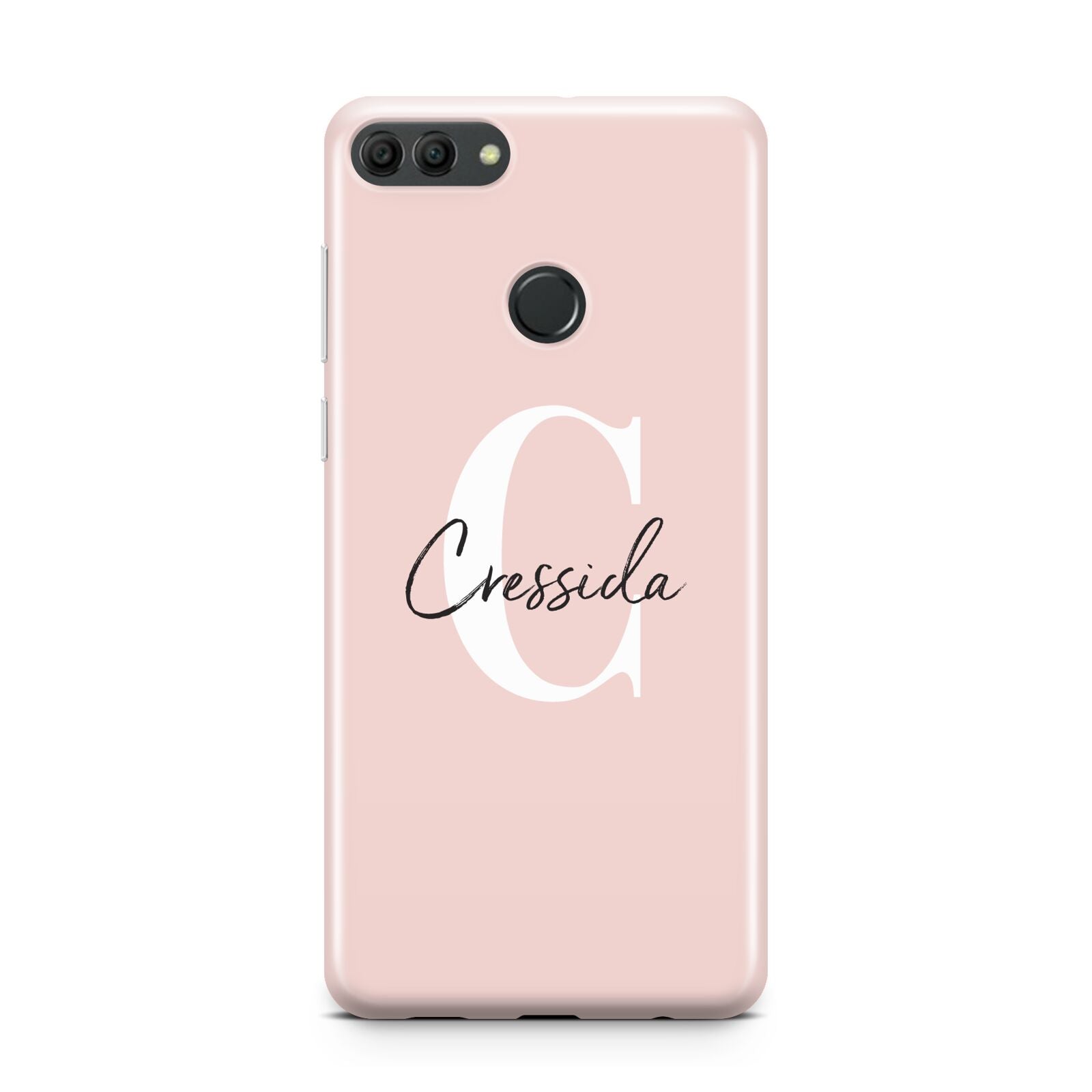 Personalised Pink Name and Initial Huawei Y9 2018