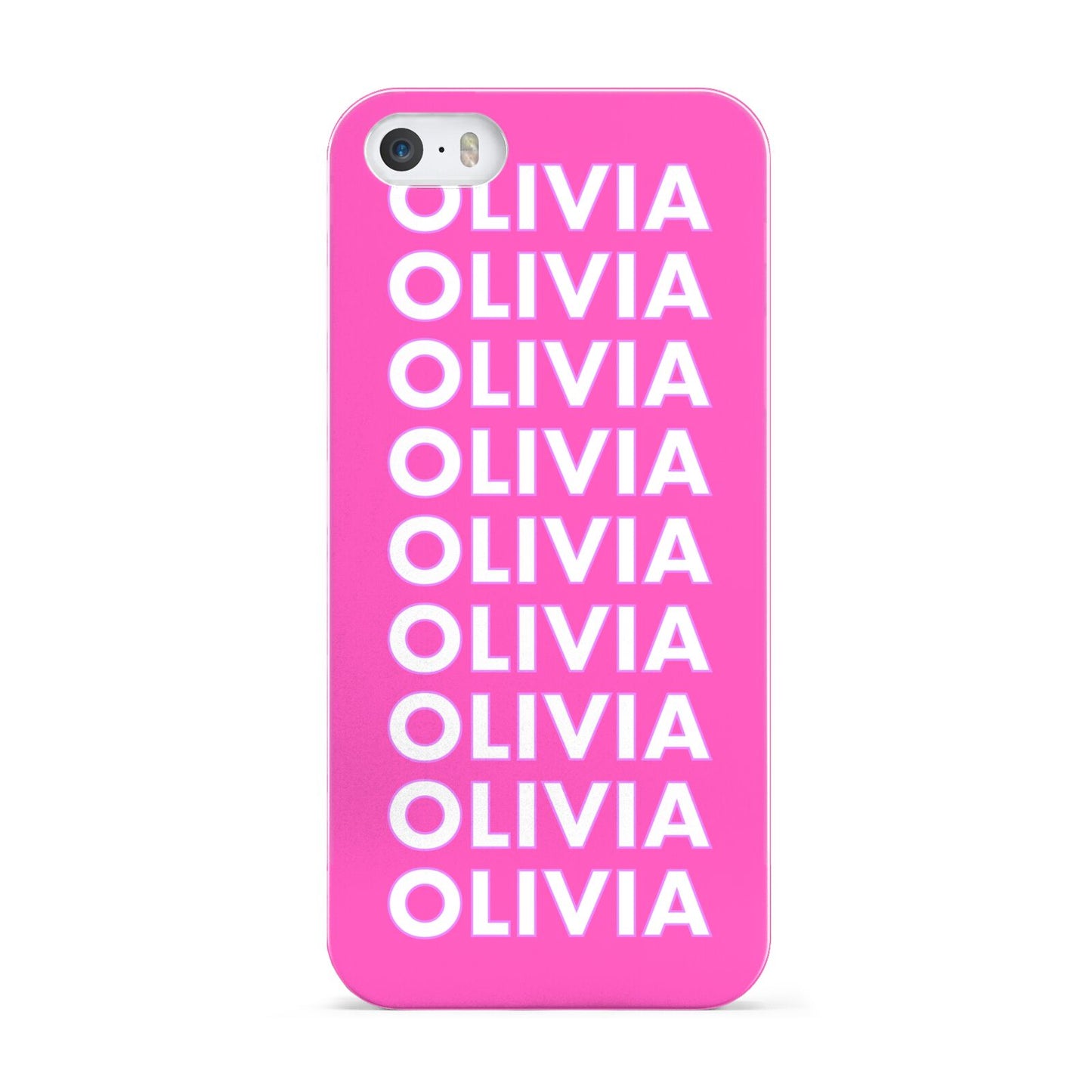 Personalised Pink Names Apple iPhone 5 Case