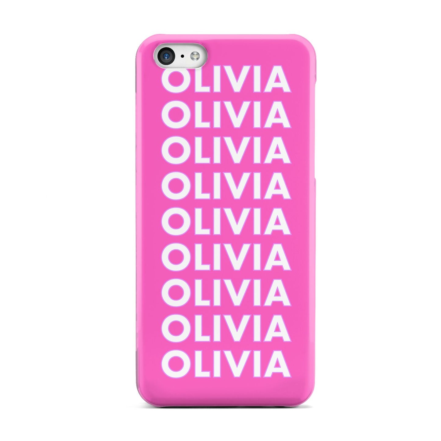 Personalised Pink Names Apple iPhone 5c Case