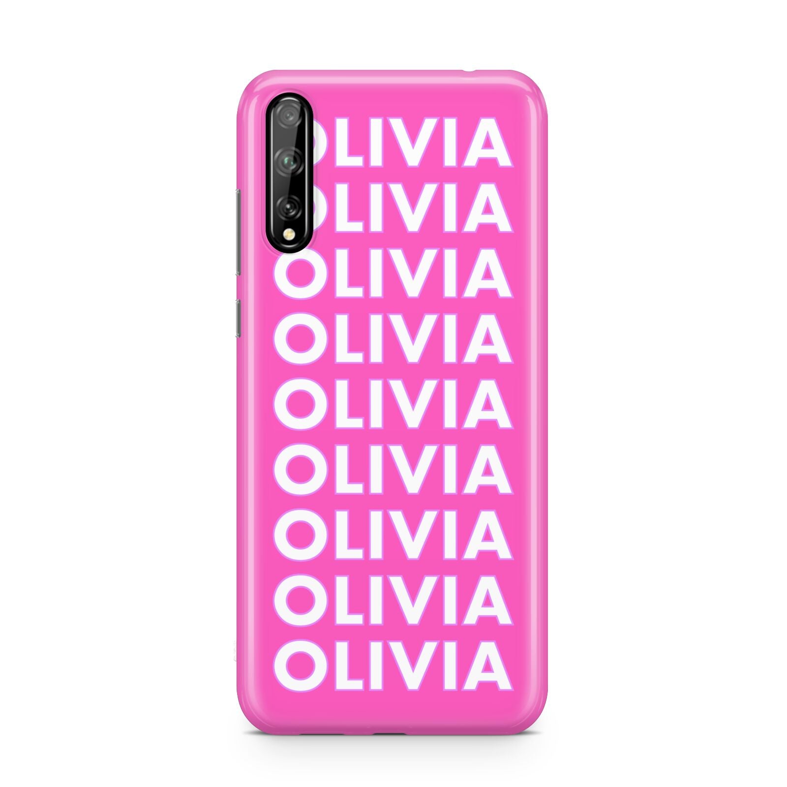 Personalised Pink Names Huawei Enjoy 10s Phone Case