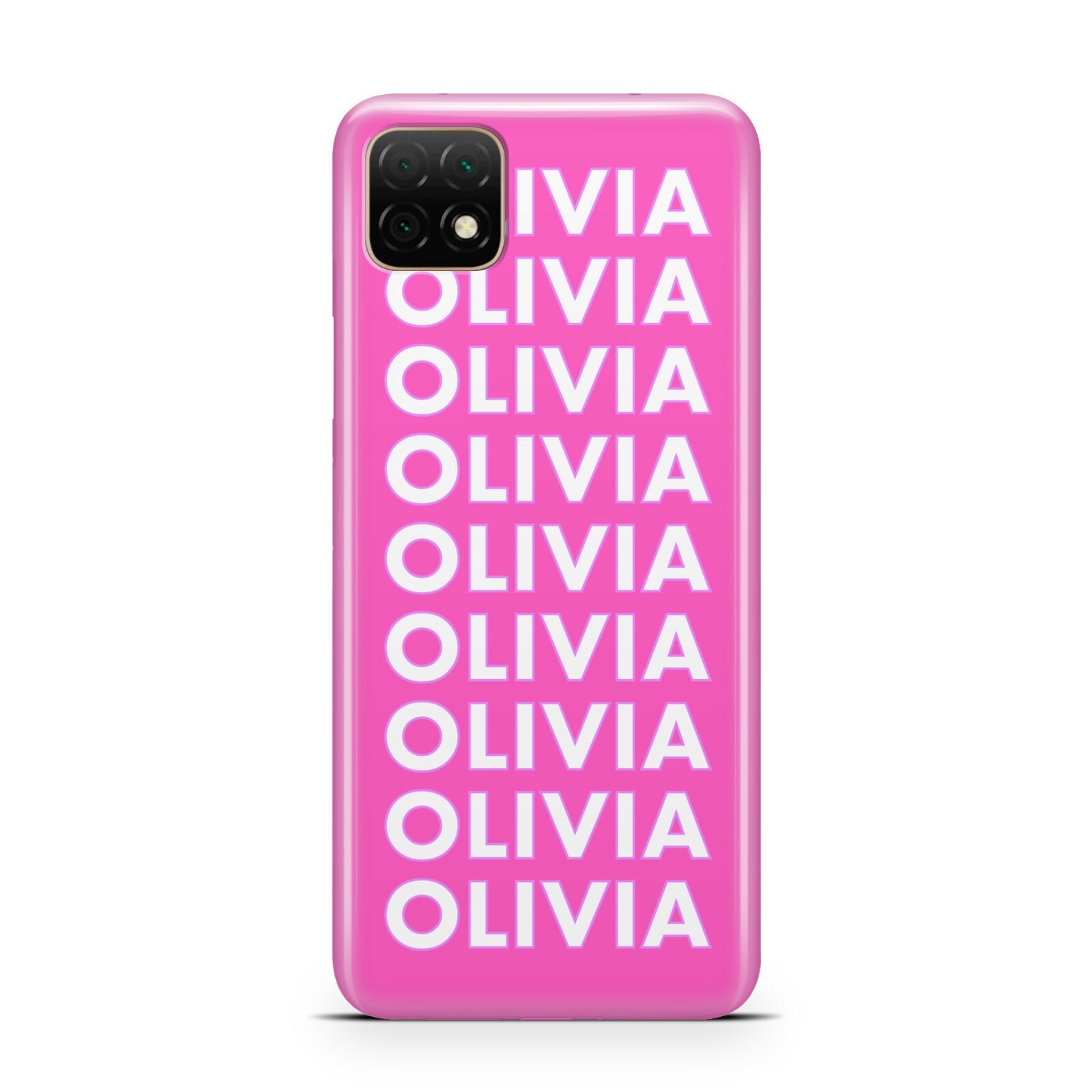 Personalised Pink Names Huawei Enjoy 20 Phone Case