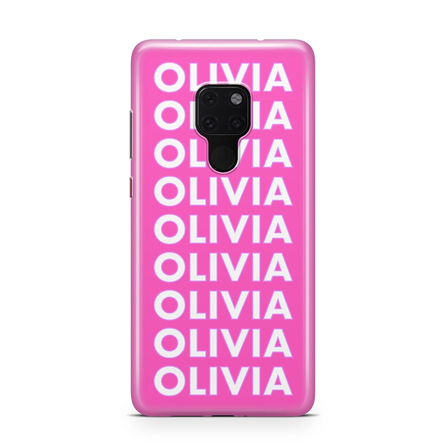 Personalised Pink Names Huawei Mate 20 Phone Case