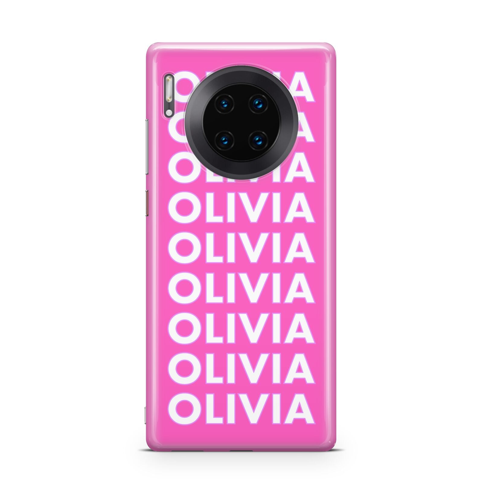 Personalised Pink Names Huawei Mate 30 Pro Phone Case