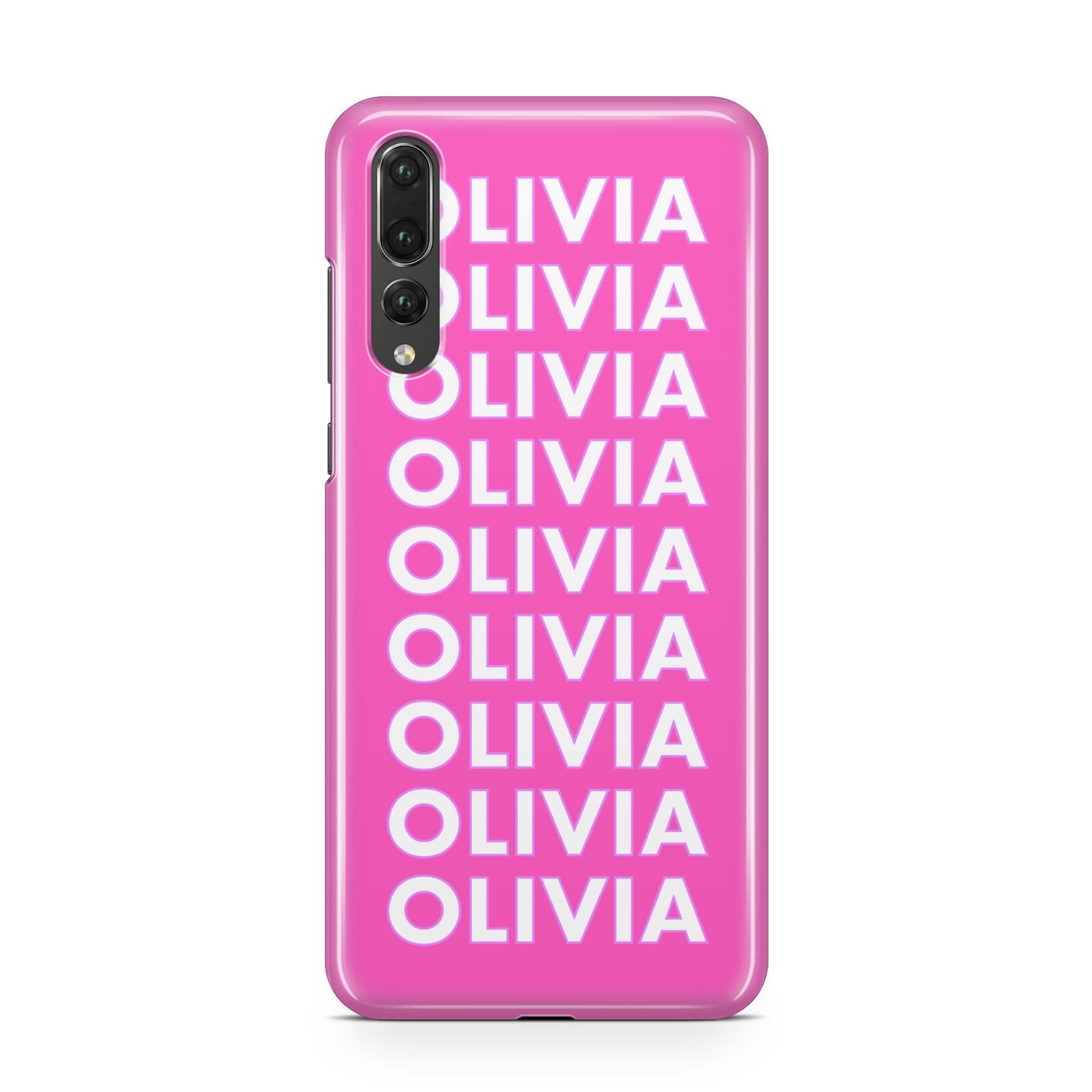 Personalised Pink Names Huawei P20 Pro Phone Case