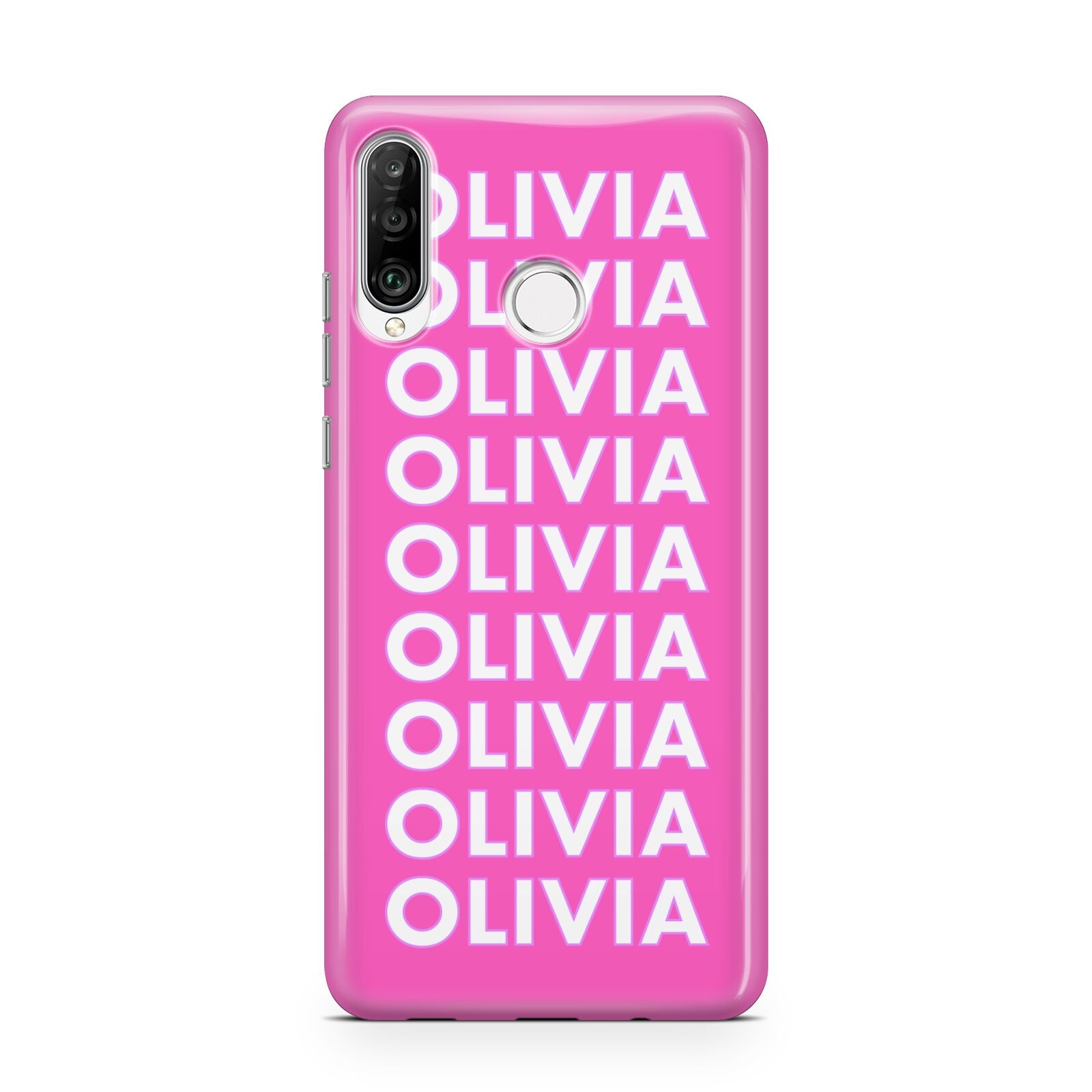 Personalised Pink Names Huawei P30 Lite Phone Case