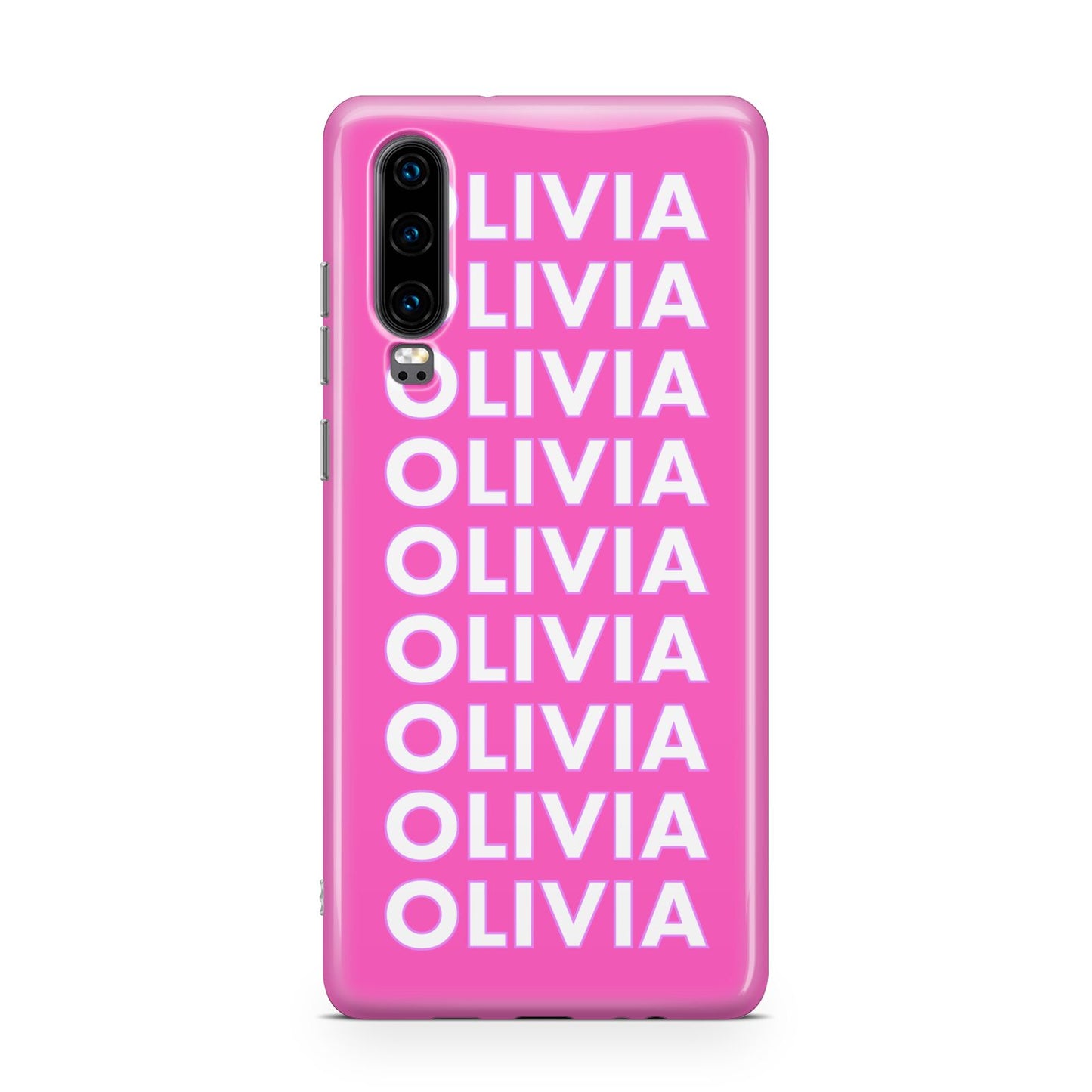 Personalised Pink Names Huawei P30 Phone Case