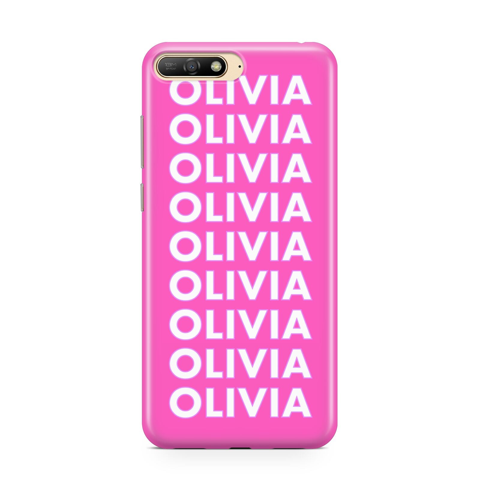 Personalised Pink Names Huawei Y6 2018