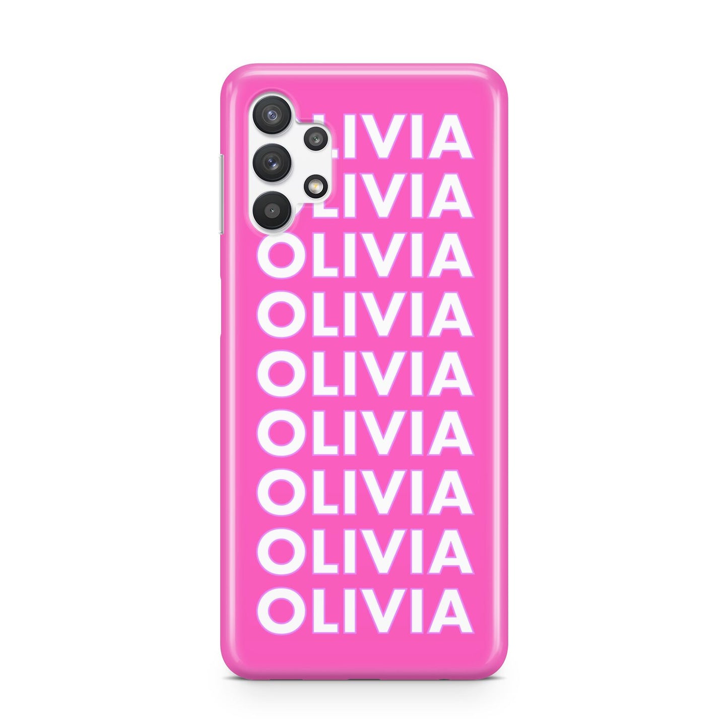 Personalised Pink Names Samsung A32 5G Case