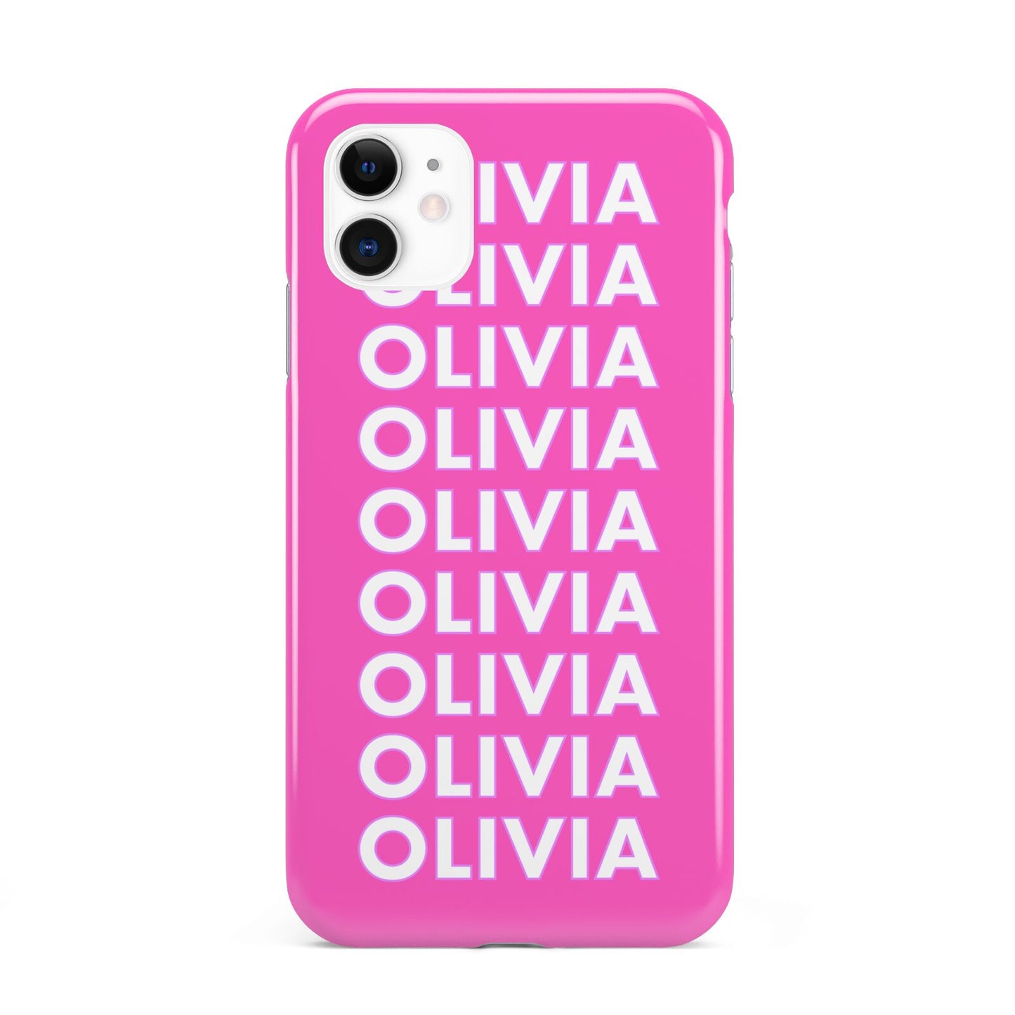 Personalised Pink Names iPhone 11 3D Tough Case