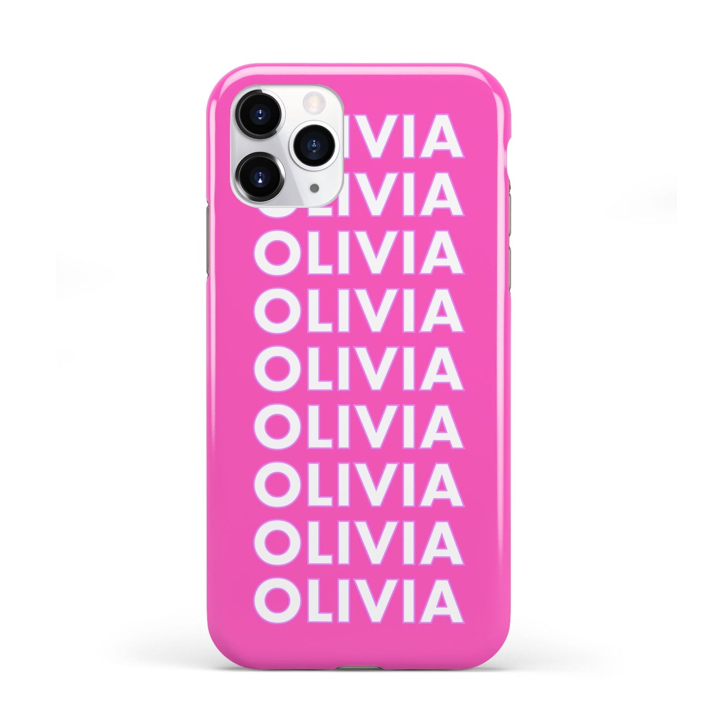 Personalised Pink Names iPhone 11 Pro 3D Tough Case