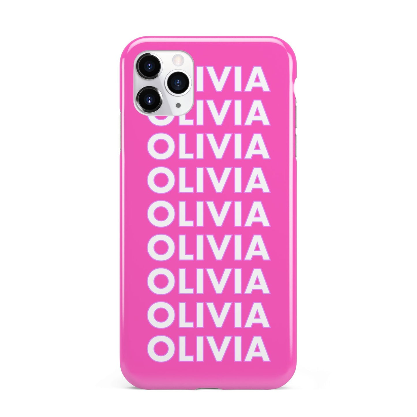 Personalised Pink Names iPhone 11 Pro Max 3D Tough Case