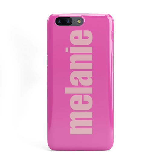 Personalised Pink OnePlus Case