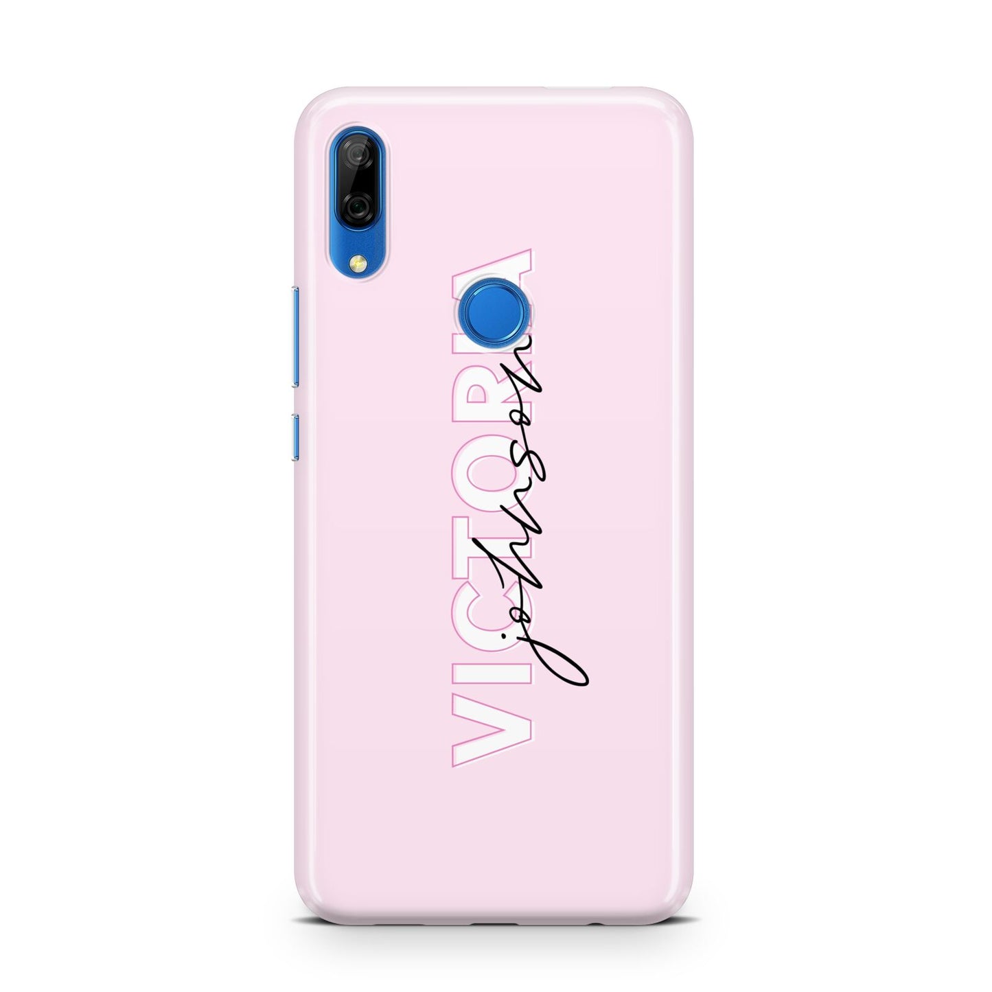 Personalised Pink Outline Name Huawei P Smart Z