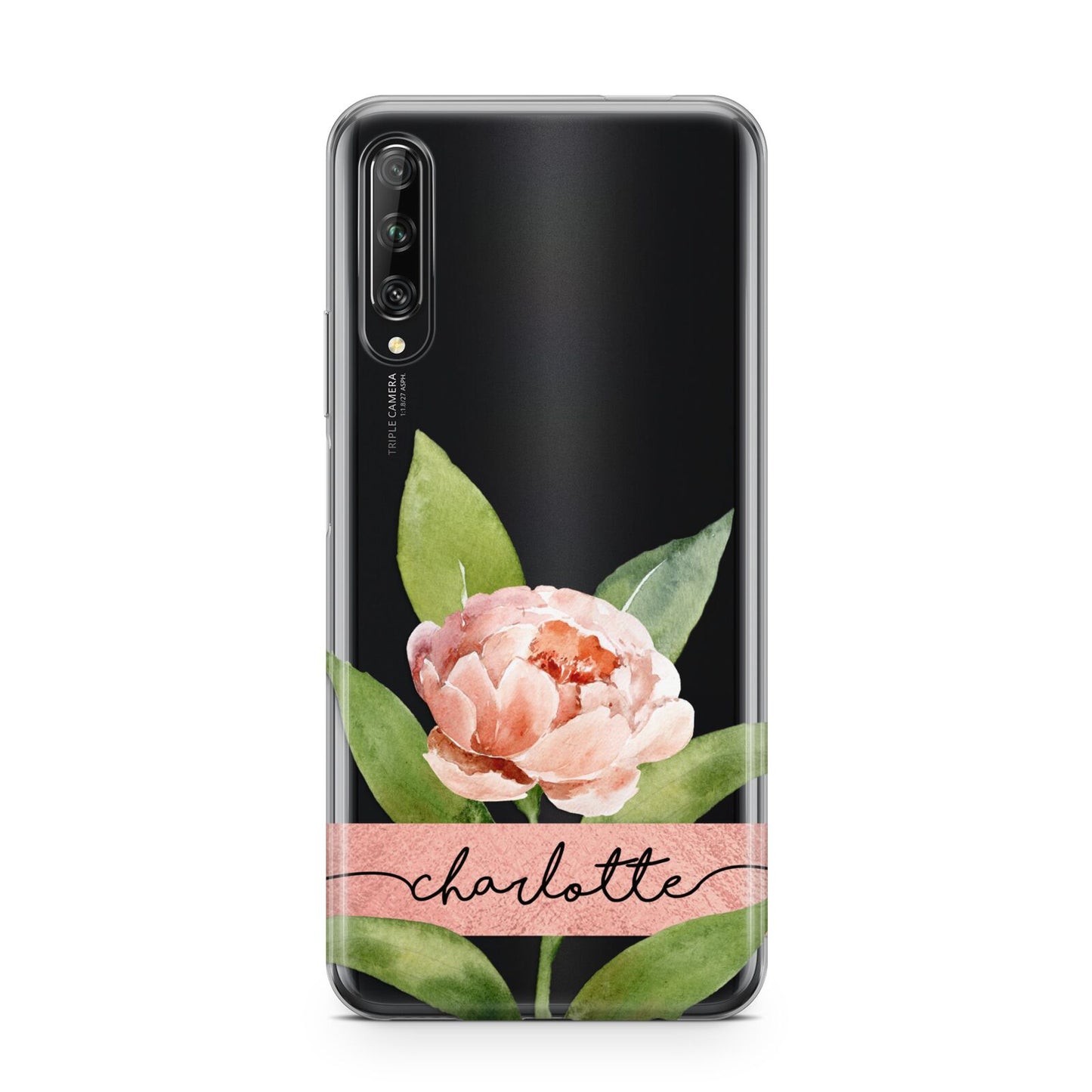 Personalised Pink Peony Huawei P Smart Pro 2019