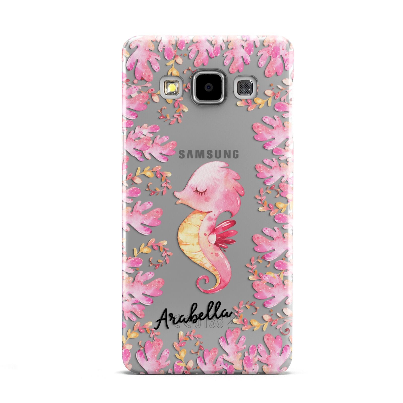 Personalised Pink Seahorse Samsung Galaxy A5 Case