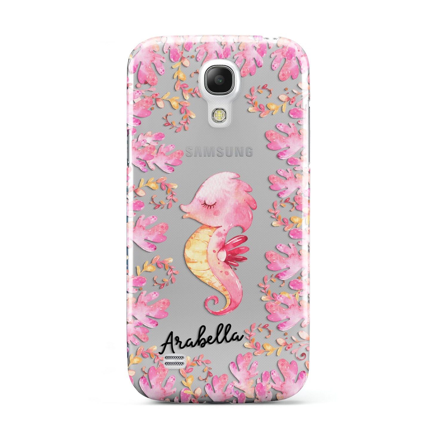 Personalised Pink Seahorse Samsung Galaxy S4 Mini Case