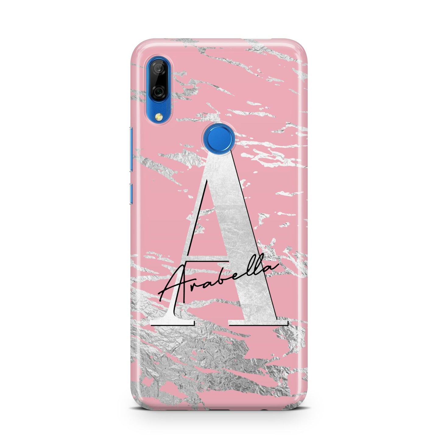 Personalised Pink Silver Huawei P Smart Z